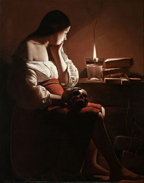 Georges de la Tour, La Magdalena Penitente, c. 1642