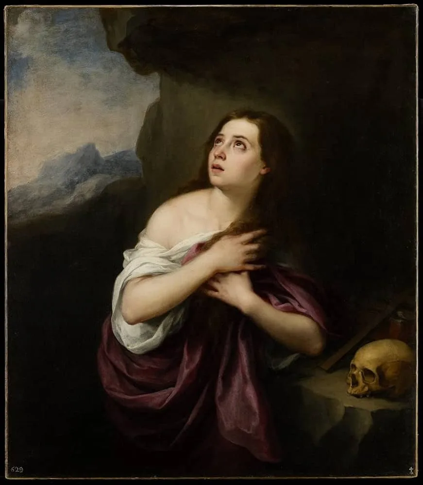 Murillo (copia), Magdalena penitente, S. XVII